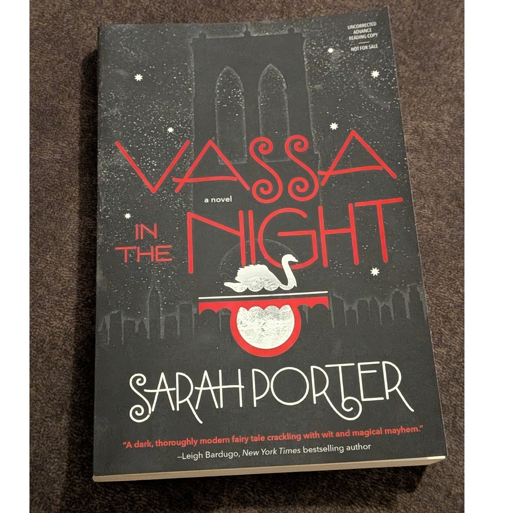 Signed Vassa in the Night Sarah Porter Advance Reading Copy ARC Paperback